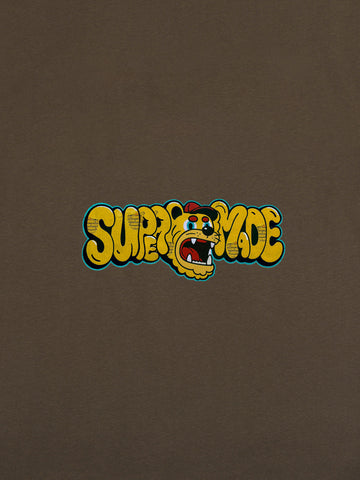 Street Graffiti Trendy Tiger Head Font T-Shirt 