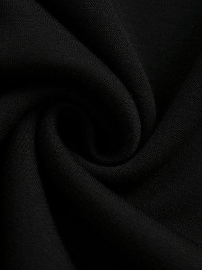 Stylish Black Polo Shirt with Star and Emblem Design for Men 