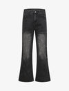 Stylish Silver Gradient Flare Jeans for Women - Perfect for Trendy Outfits 