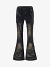 Multi-Pocket Low Rise Bootcut Jeans
