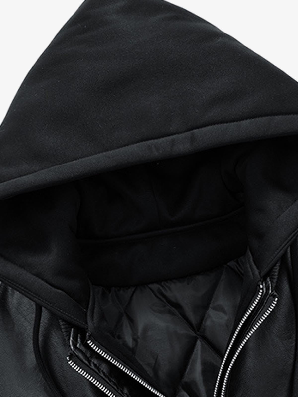 Stylish Velvet Bomber Jacket with Leather Collar for Men 