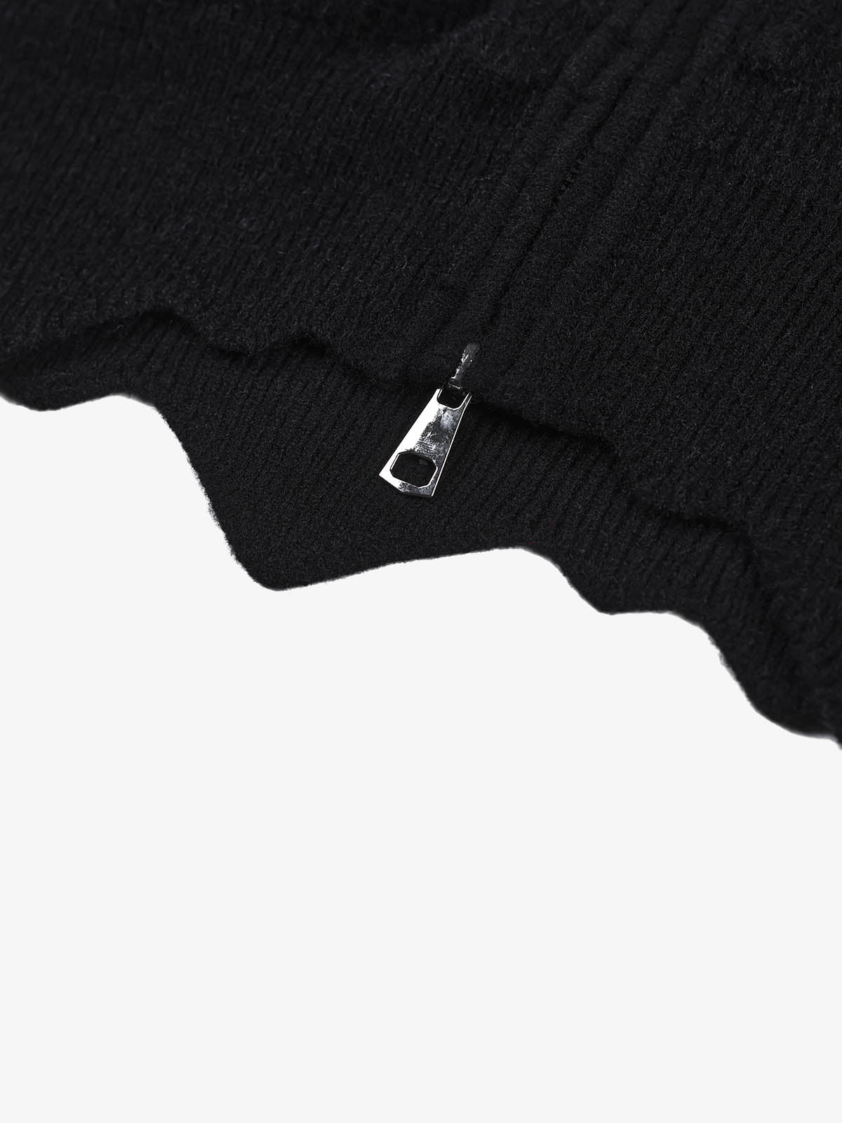 Asymmetrical Hem Boxy Fit Cardigan