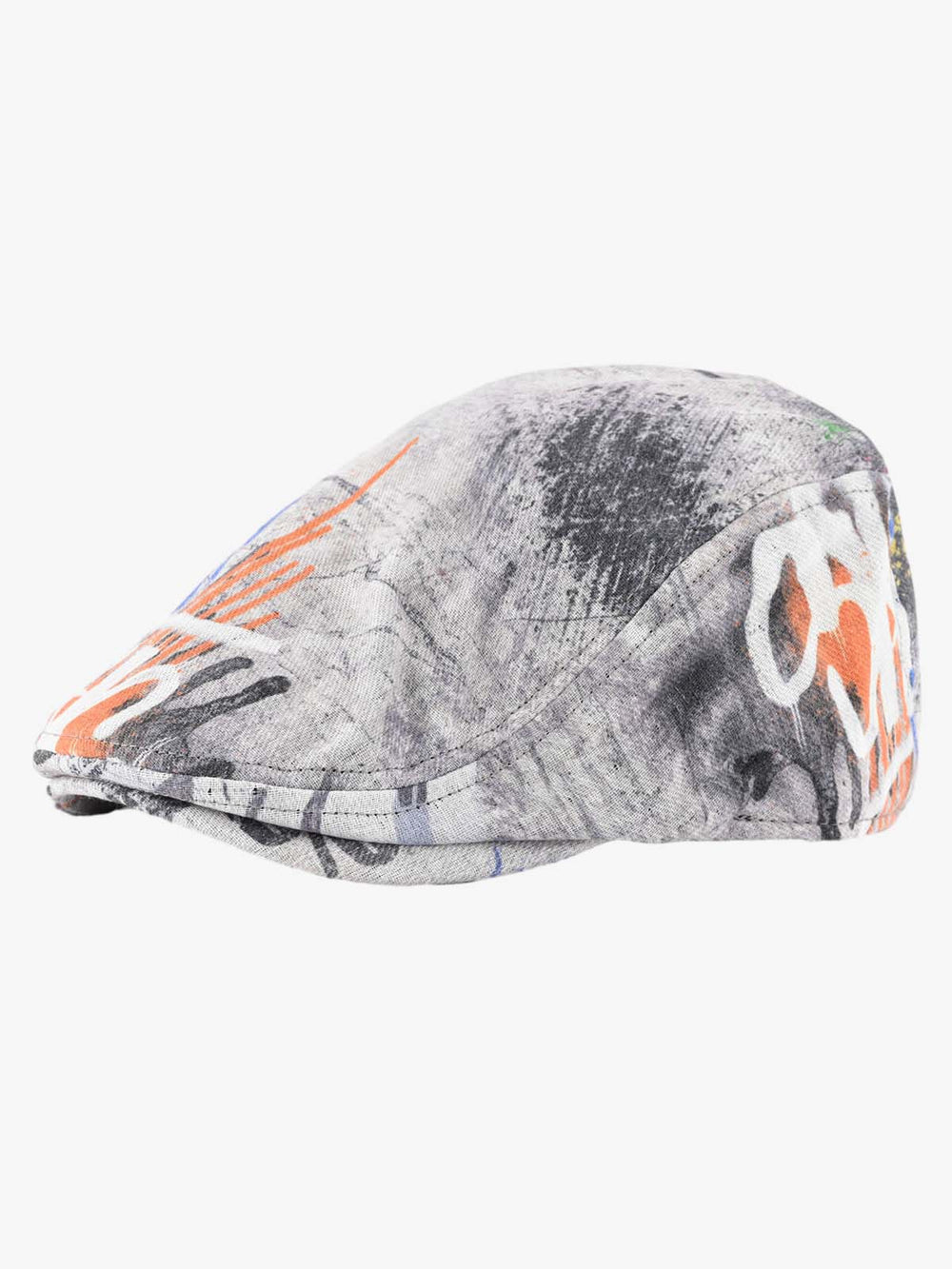 Graffiti-Tie-Dye-Baskenmütze