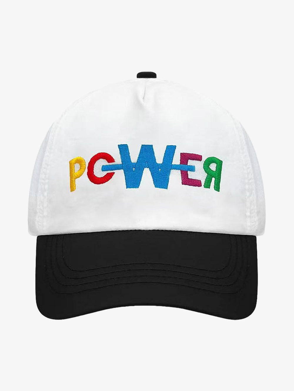Color-Block Power Letter Baseball Cap 