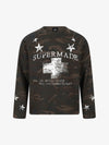 Cross Star Camo Waffle Raglan Long Sleeve Tee