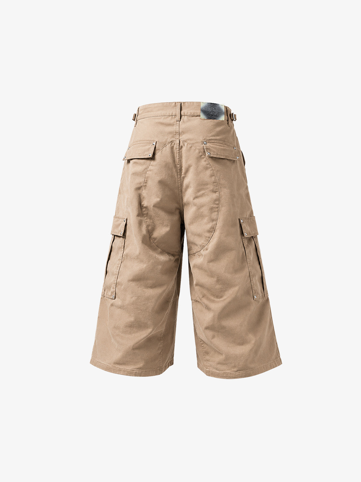 Studded Appliqué Cargo Shorts