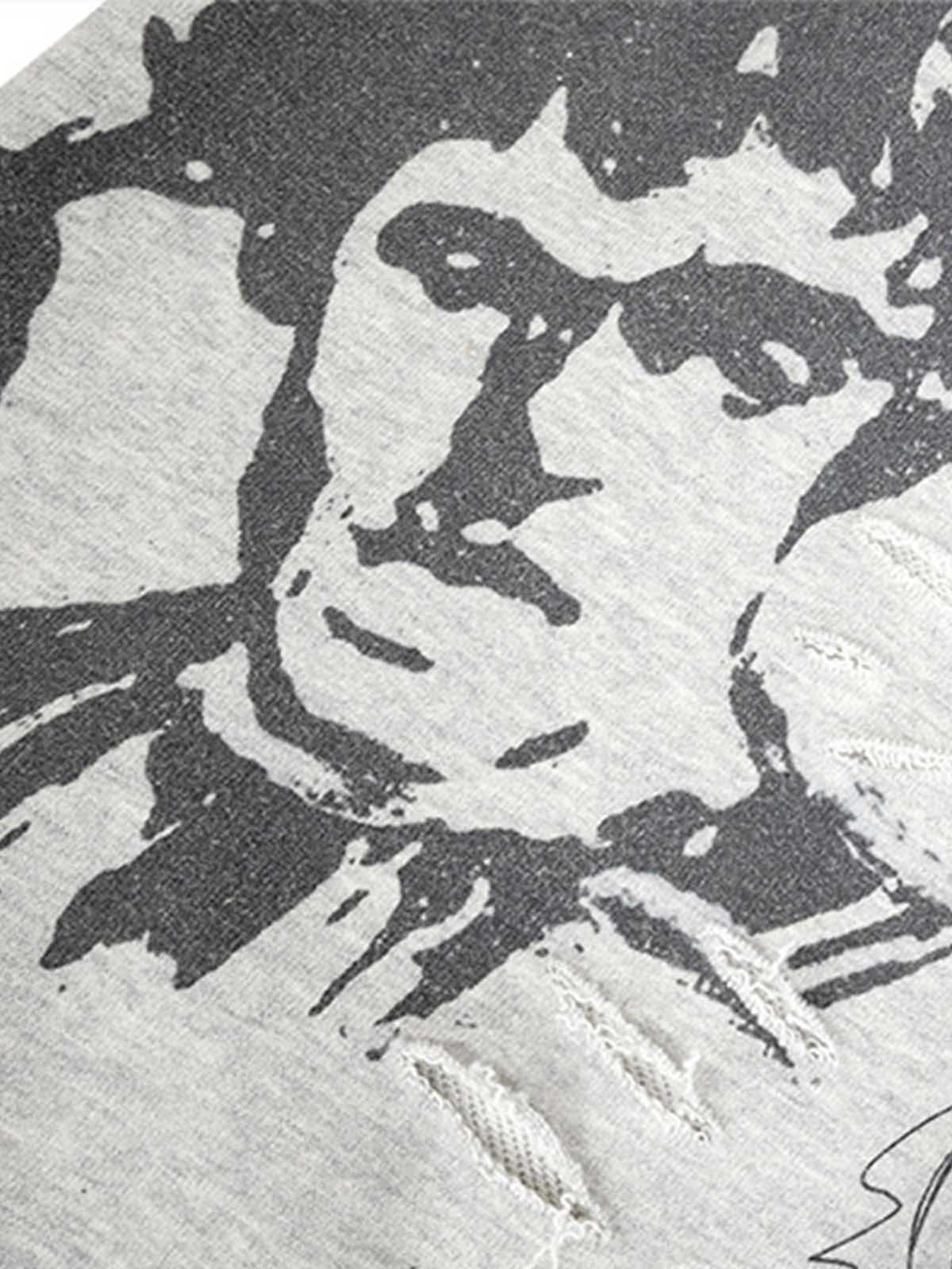 Graffiti Art Print Lounge Baggy Pants 