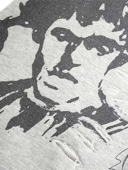 Graffiti Art Print Lounge Baggy Pants 