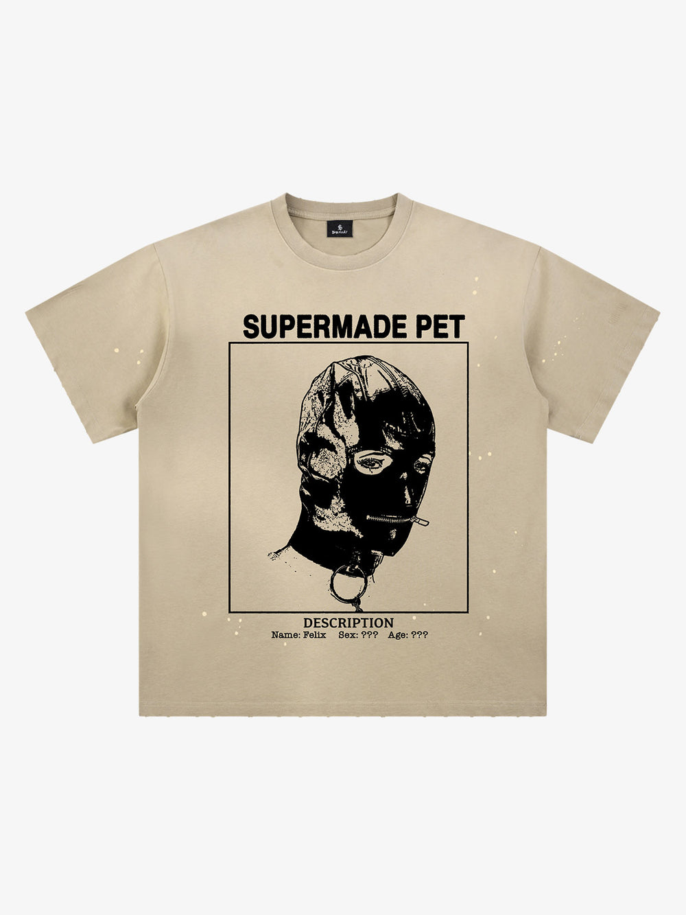 Poster Graphic Paint Splatter Tee