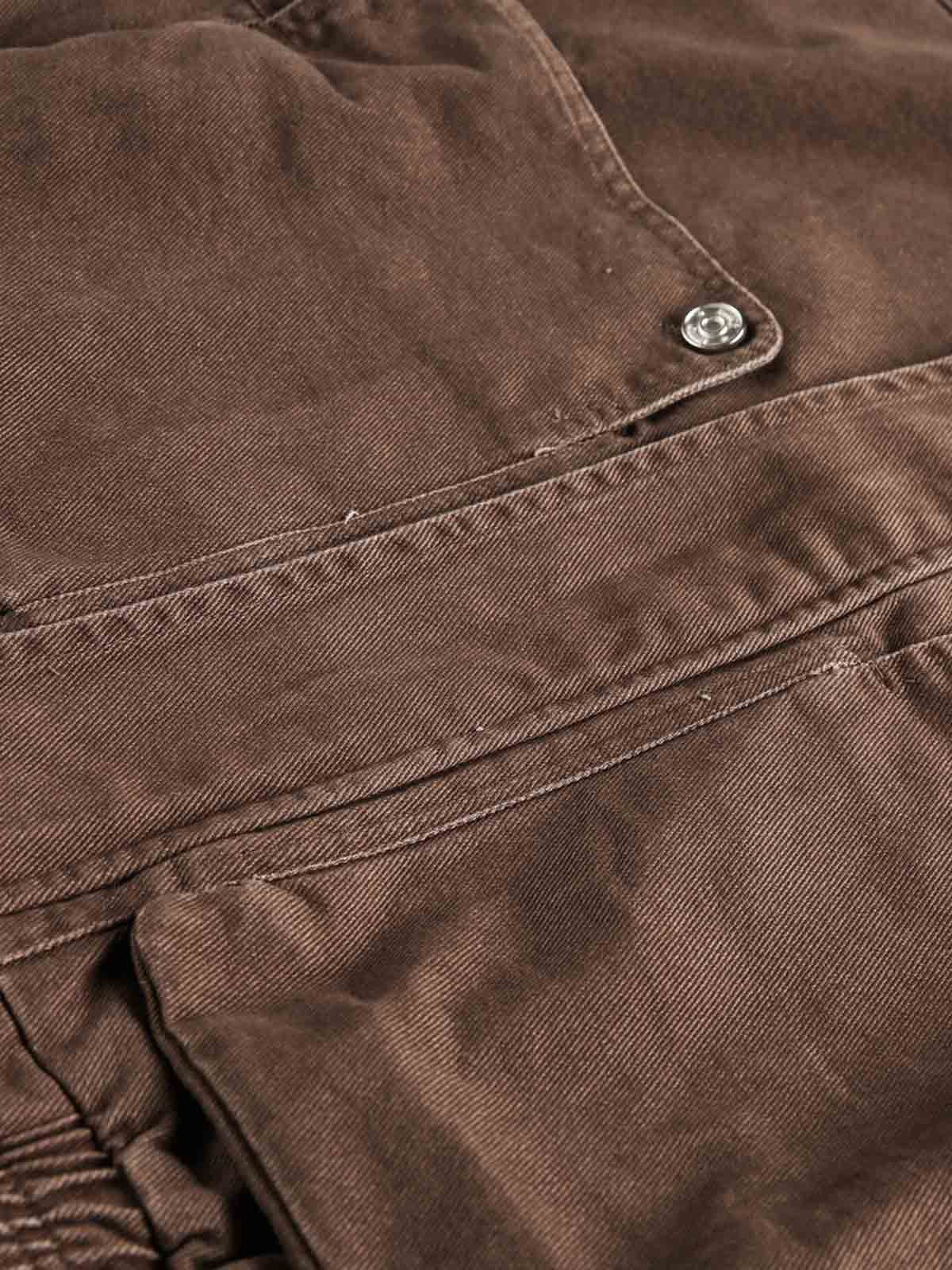 Stand Collar Elastic Hem Pocket Jacket