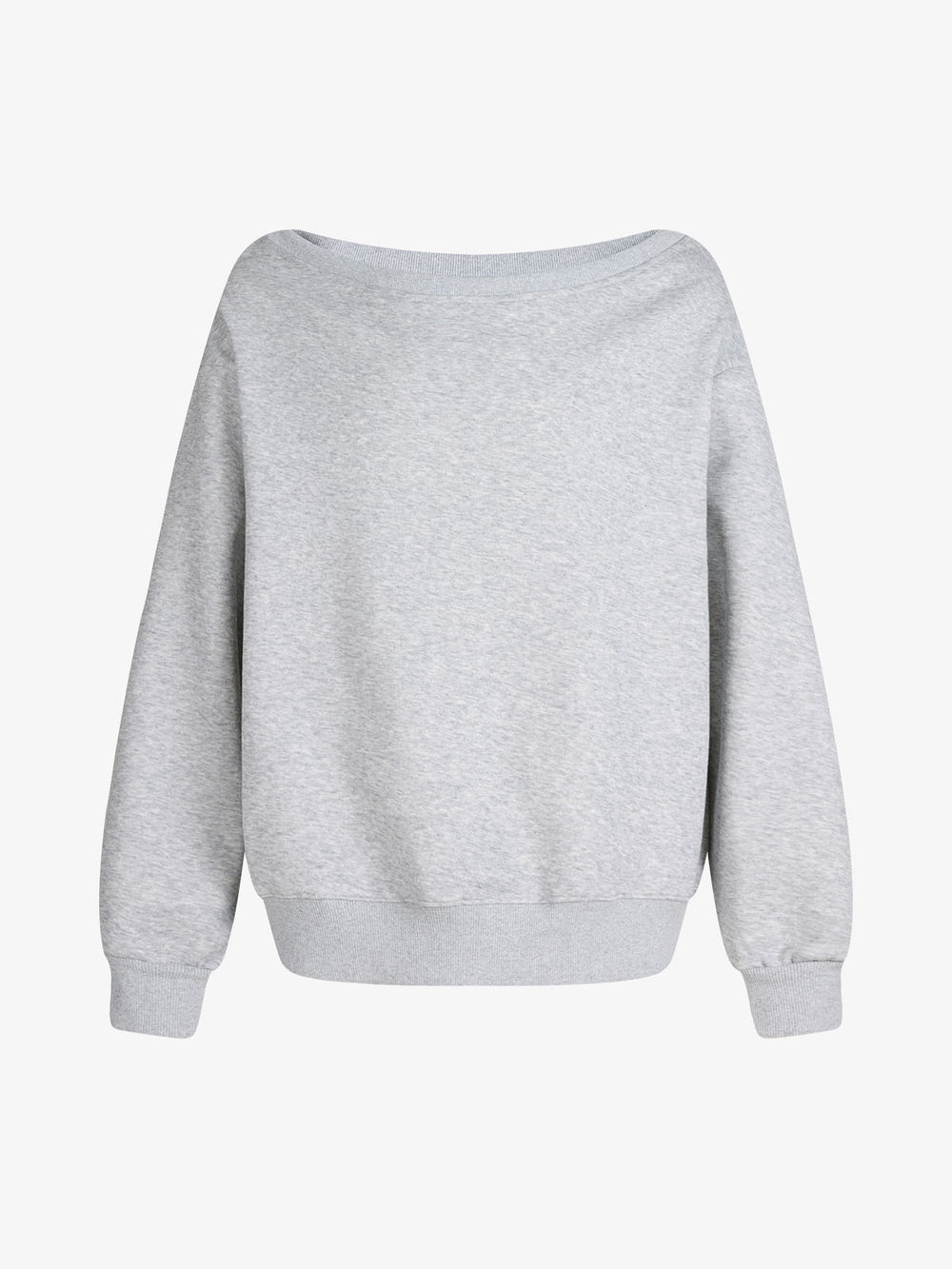 Sequin Wings Off-Shoulder Sweatshirt