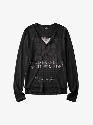 Layered Graphic Blouse
