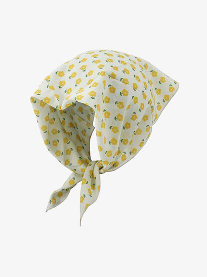 Floral Satin Feel Bandana 