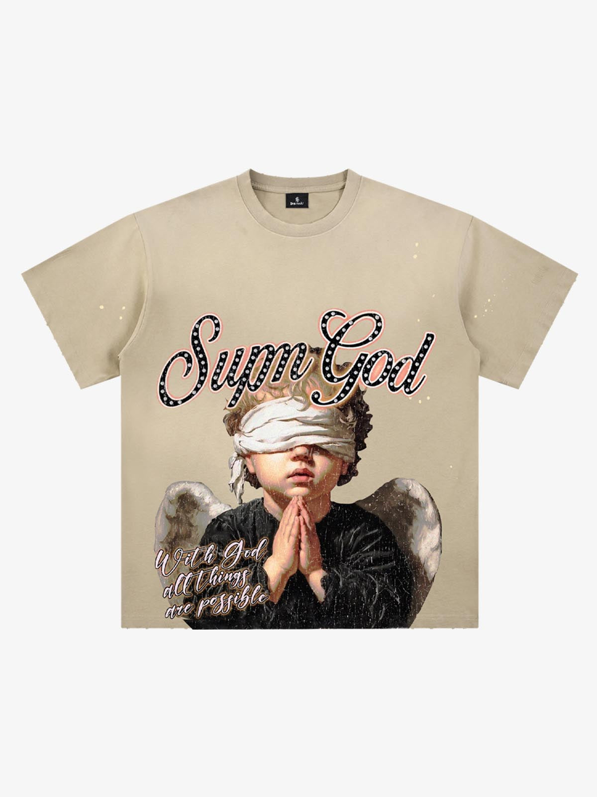 Blindfolded Angel Washed T-Shirt 