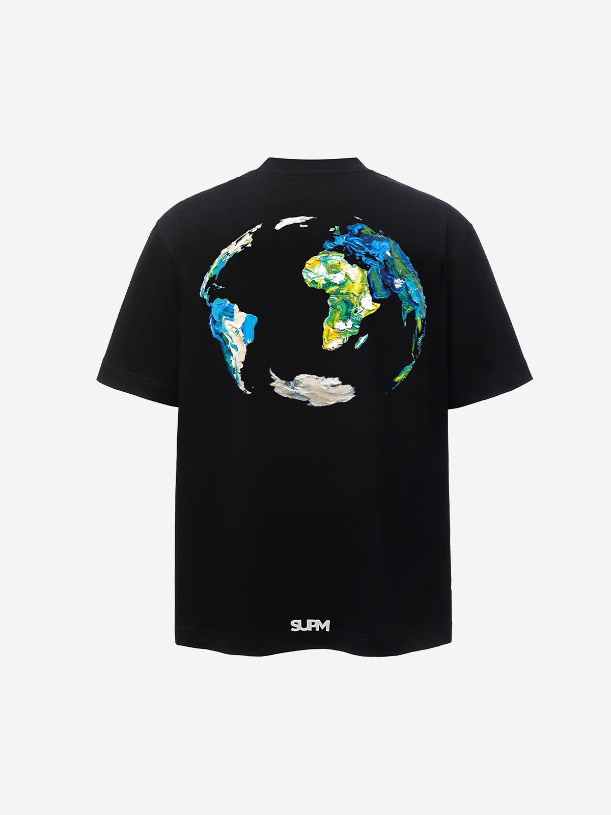 Graffiti Paint Drip Letter Print Oversized T-Shirt 