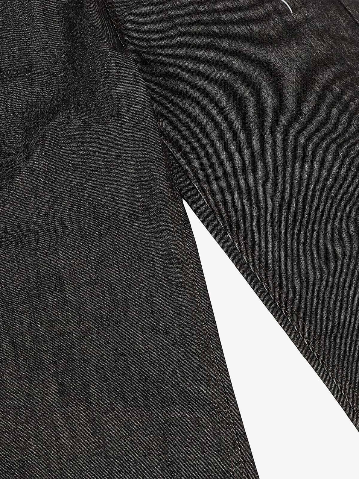 Wide-Leg Denim Trousers with Snake Embroidery - Stylish and Comfortable for All Seasons 