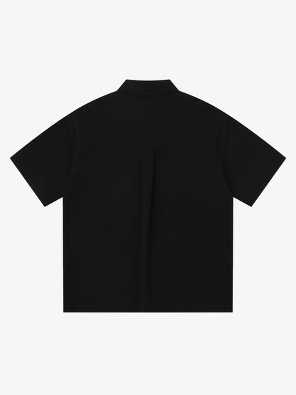 Barbed Wire Graphic Short Sleeve Shirt