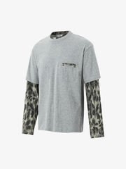 Camo Layered Long Sleeve Tee