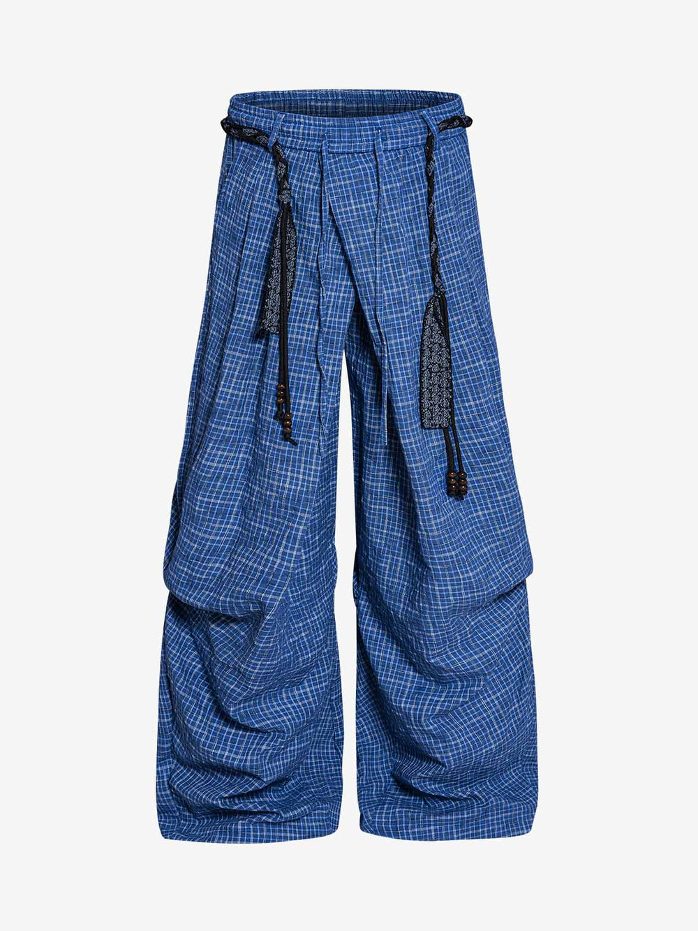 Pantaloni a pieghe con coulisse