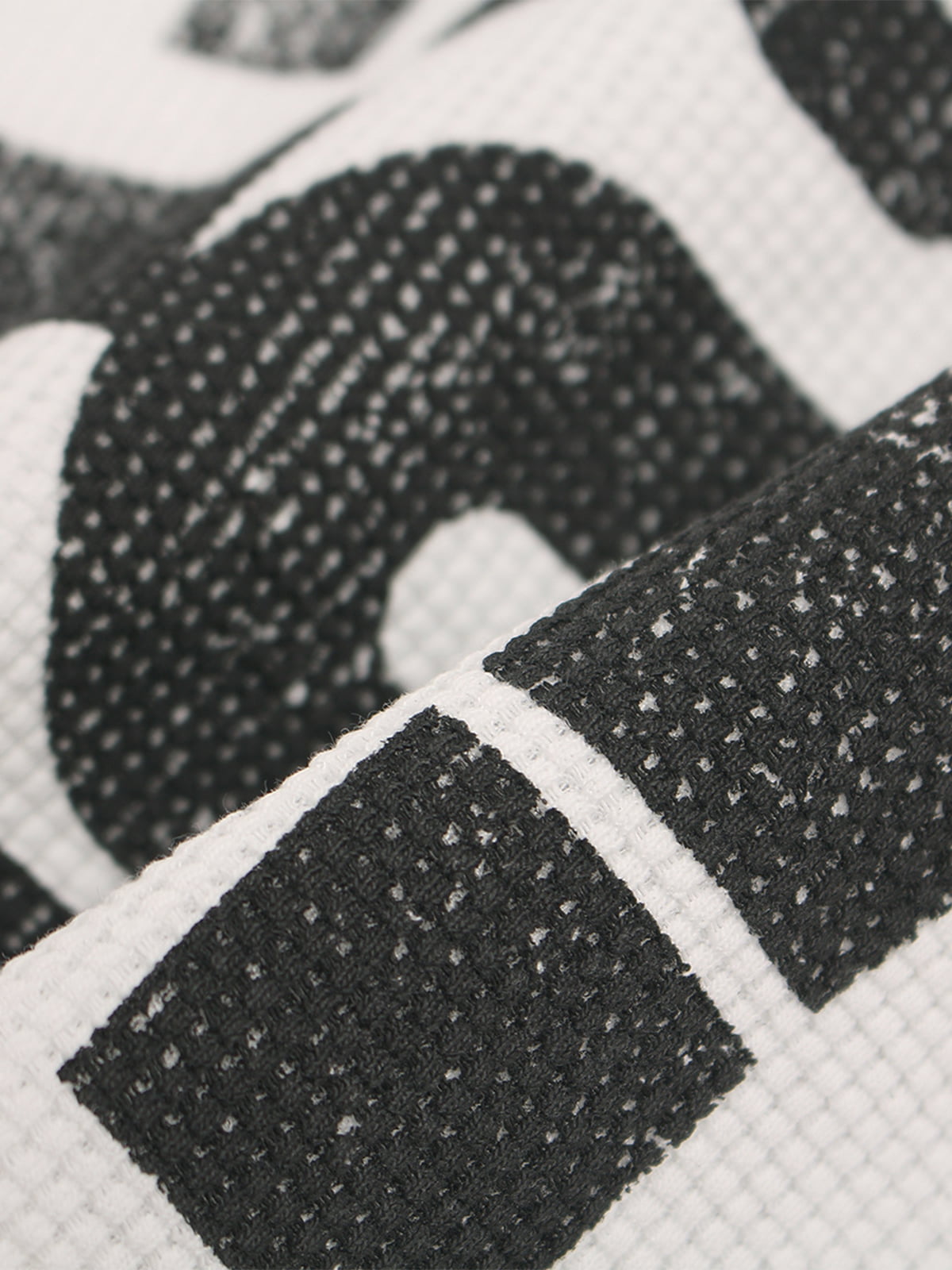 Cotton Blend Drip Print Oversized T-Shirt with Distressed Details 