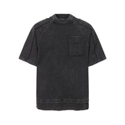 Exposed Seam Washed T Shirt 