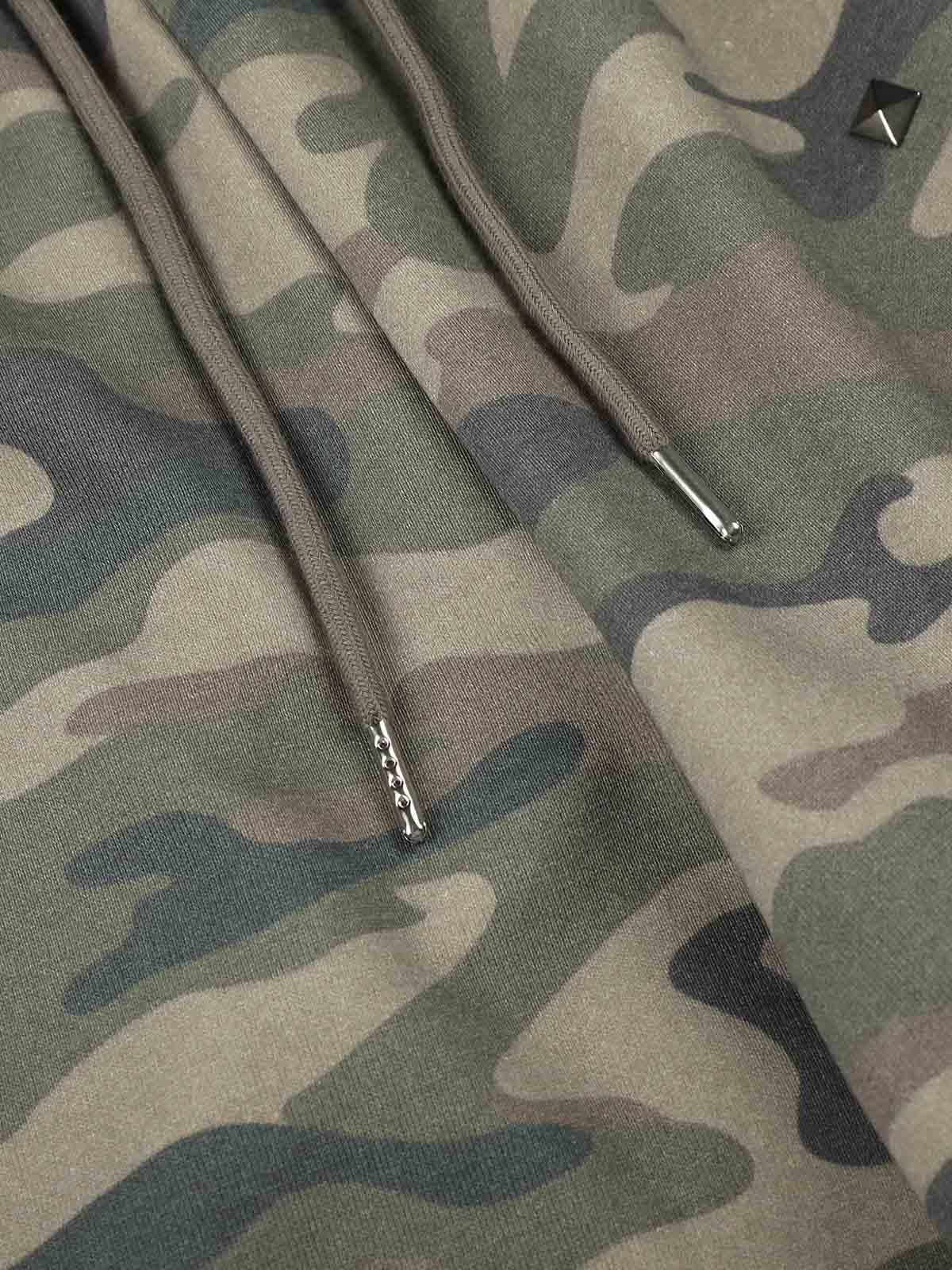 Camo Studded Detail Sweatpants