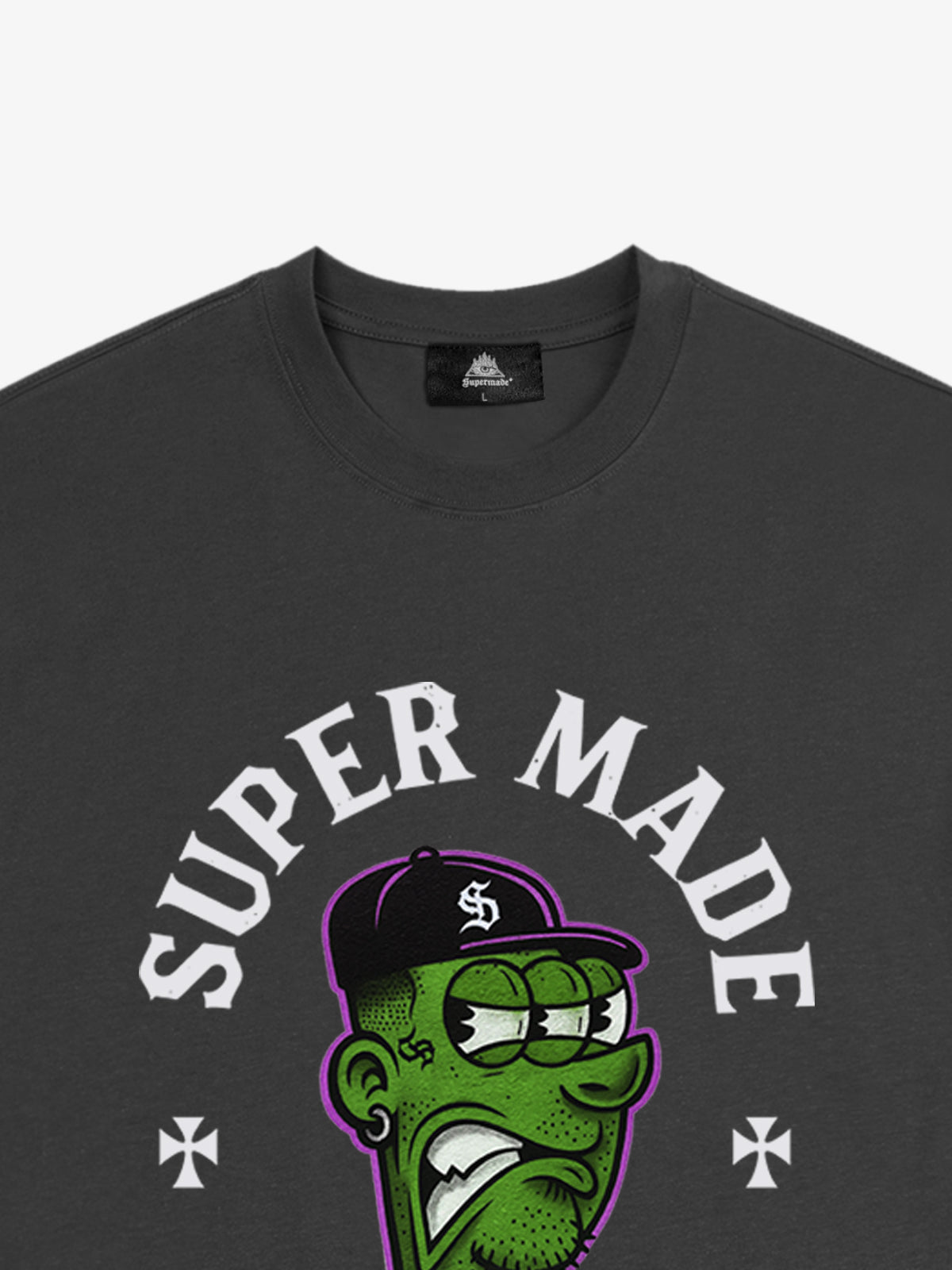 Graphic T-Shirt with Bold Monster Design for Casual Wear 