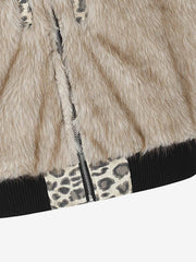 Leopard Reversible Faux-Fur Coat