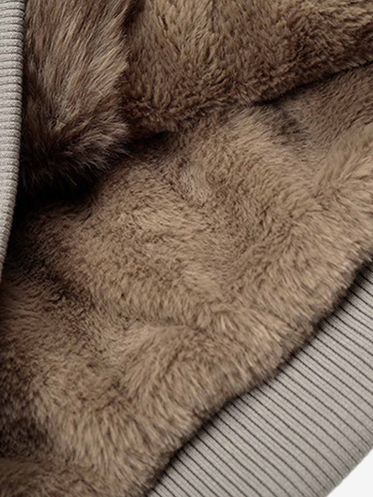 Stylish Faux Fur Collar Jacket for Men and Women - Trendy Design with High-Quality Features 