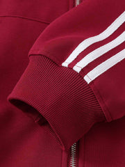 Striped Color Block Matching Set