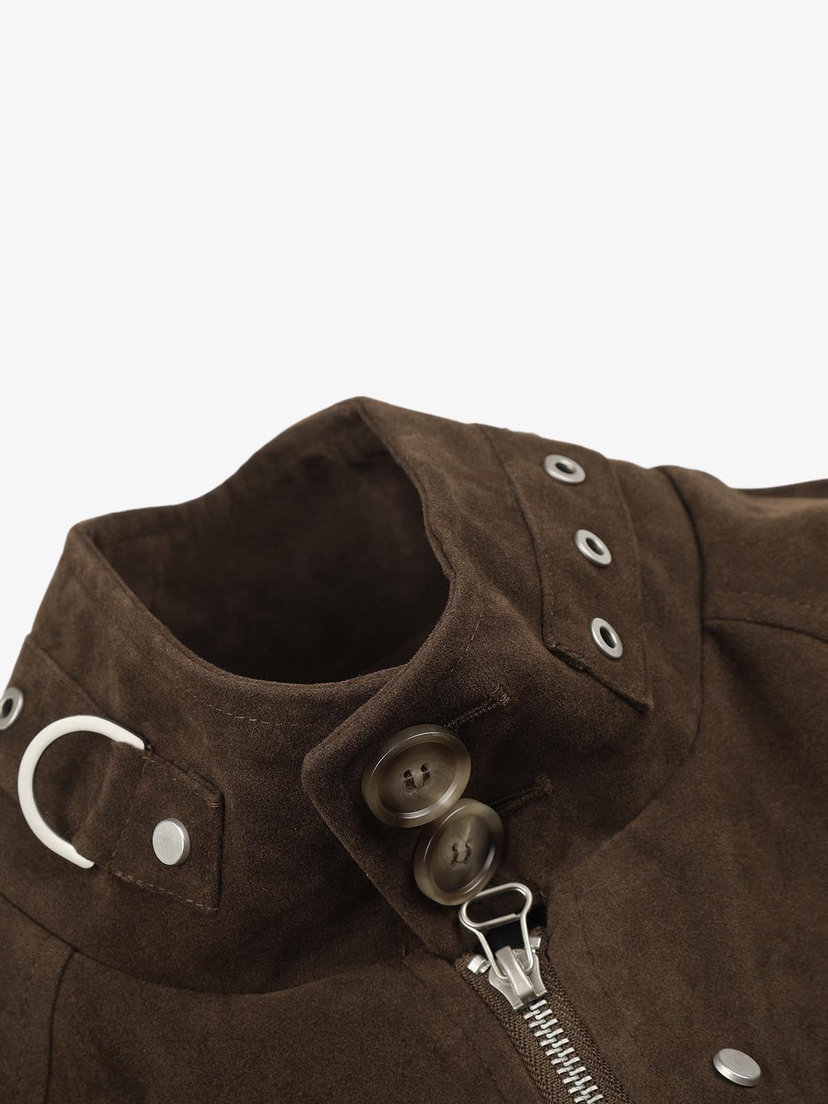 Studded Cropped Utility Jacket