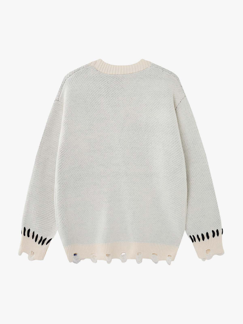 Cross Spider Jacquard Knit Sweater