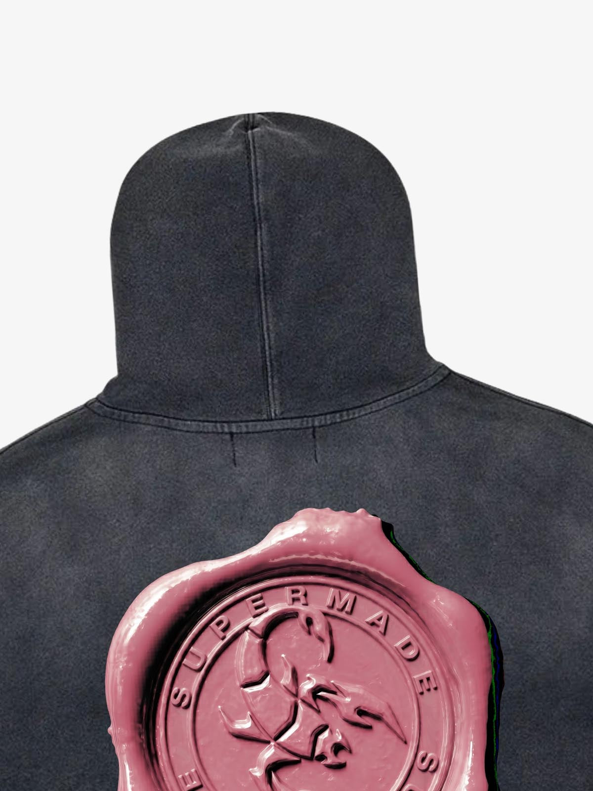 Wax-Seal Scorpion 3D Graphic Hoodie