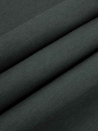 Cotton Oversized T-Shirt with Contrast Stitching and Minimalist Design 