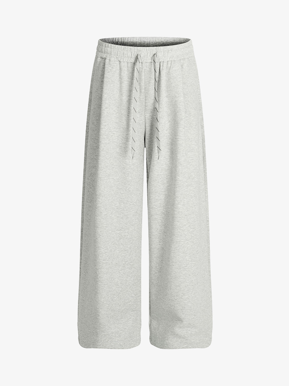 Drawstring Wide Leg Relaxed Sweatpants 