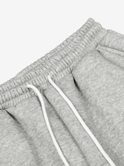Retro Contrast Panel Drawstring Sweatpants