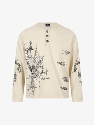 Rune Henley Waffle Long Sleeve Tee