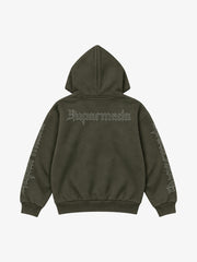 Rhinestone Scorpion Graphic Zip Hoodie
