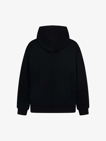 Stylish Button-Embellished Hoodie with Zip-Up Design for Casual Wear 