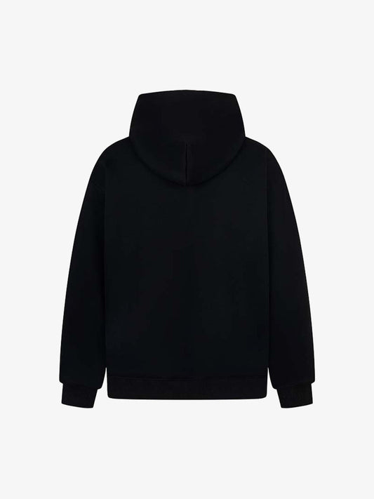 Stylish Button-Embellished Hoodie with Zip-Up Design for Casual Wear 