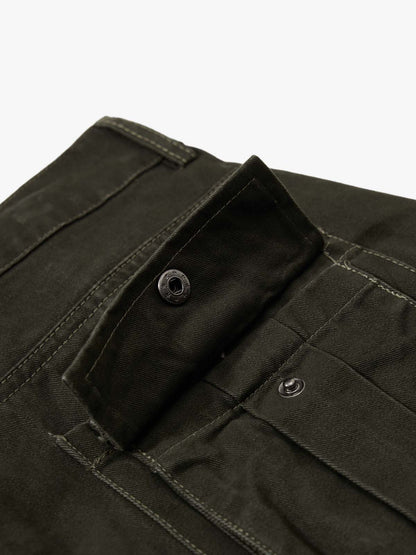 Draped Fabric Accessories Deconstructed Wide Leg Cargo Pants