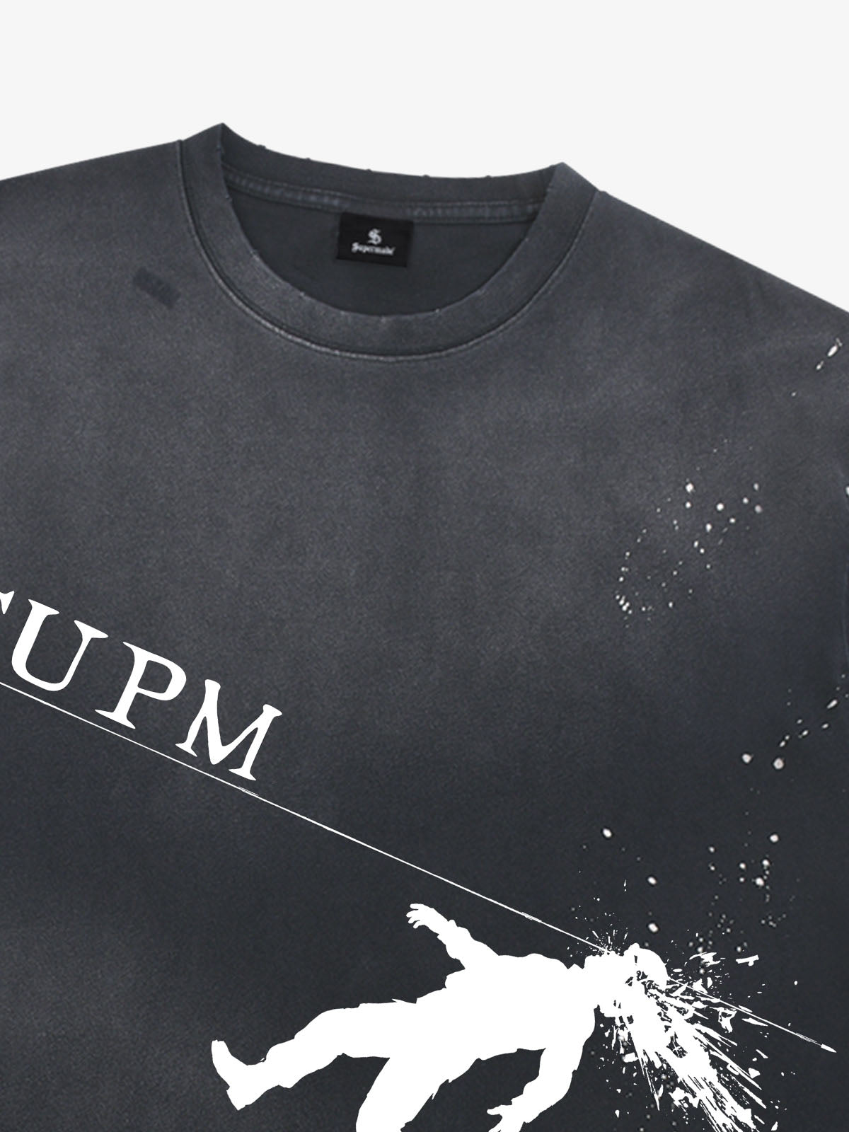 Splatter Graphic Vintage Washed Tee