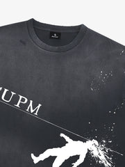 Splatter Graphic Vintage Washed Tee