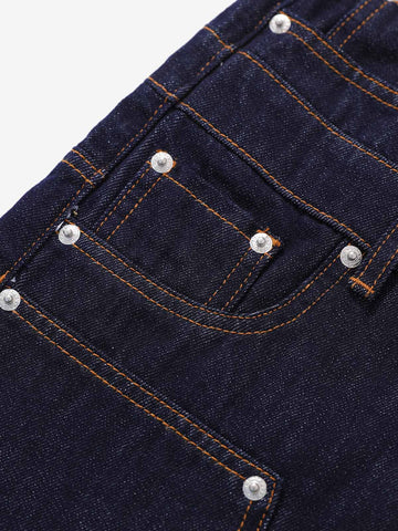 Studded Double-Waist Wide-Leg Jorts