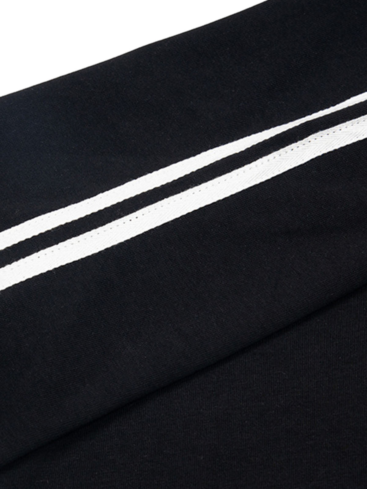 Plaid Patch Knotted Scarf T-Shirt 