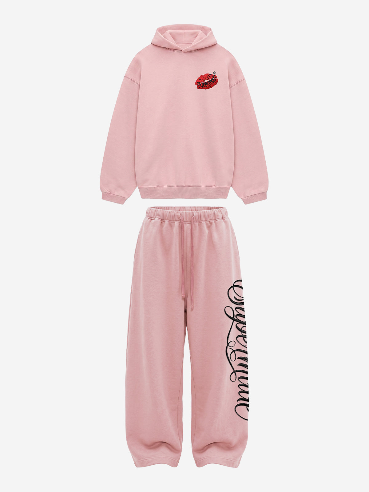 Fleece-Lined Oversized Sweatshirt