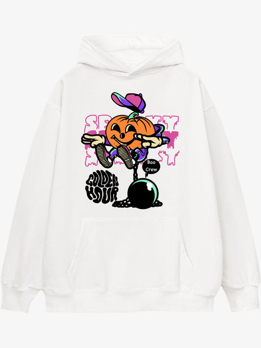 Golden Hour Boo Crew Pumpkin Hoodie 