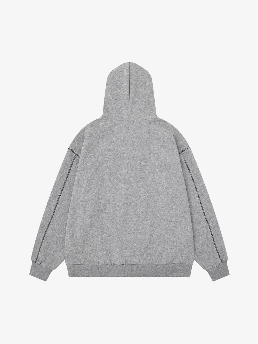 Felpa con zip e logo ricamato