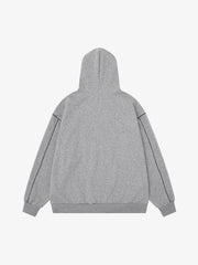 Sweat à capuche zippé brodé du logo