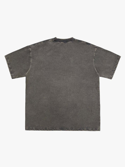 Leopard Print Washed Vintage T-Shirt 